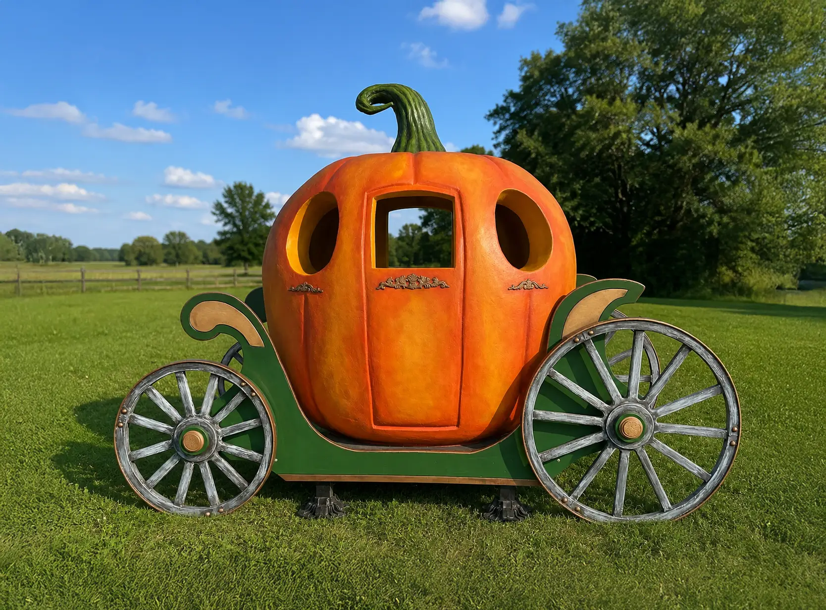 Pumpkin carriage