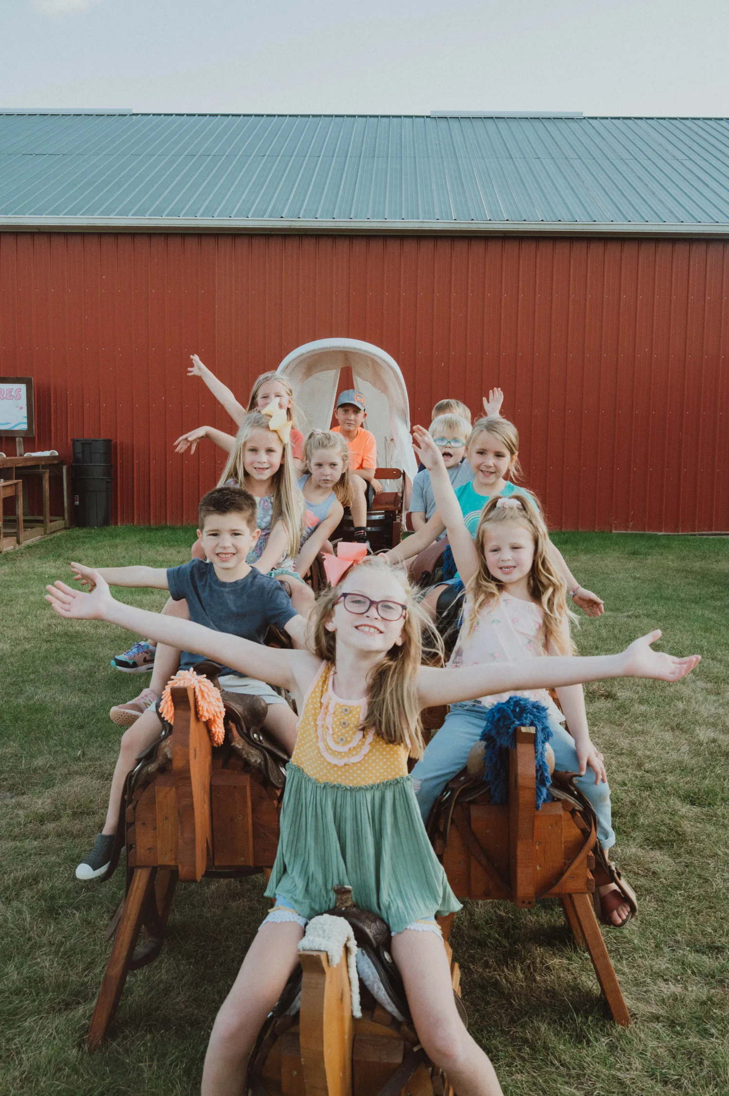 Conestoga Wagon & Horses